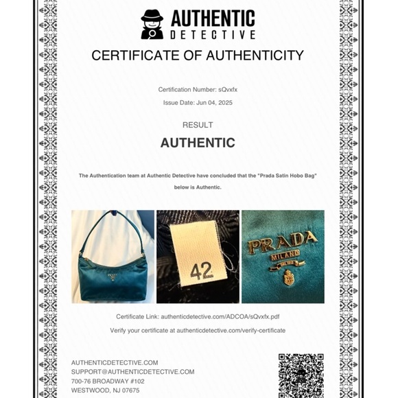 PRADA Satin Mini Hobo Bag Purse in Aqua Teal RARE with COA Authentic - Picture 15 of 16